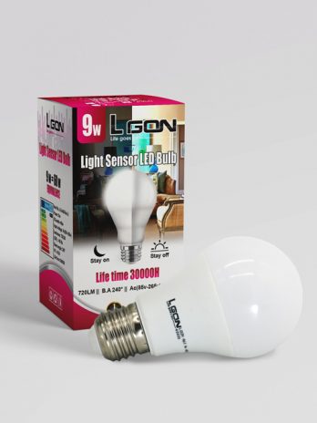 9w A60 720LM Light Sensor LED Bulb
