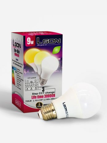 9w 720LM Light 3color Bulb