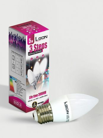 5w 3-steps dimming LED Bulb