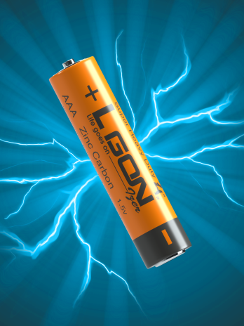 Zinc Carbon Battery AAA